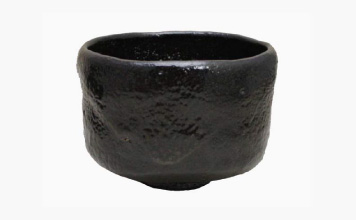 茶碗／楽弘入 黒茶碗